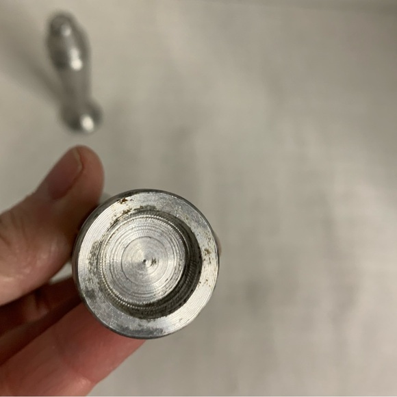 VINTAGE| Metal Bullet Shaped Salt and Pepper Set - Picture 7 of 9